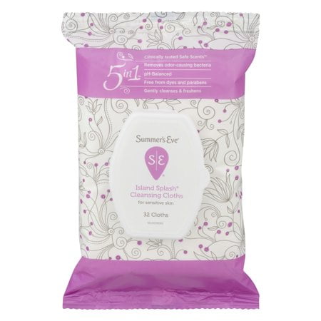 Summer s Eve Cleansing Cloths Island Splash 32 Count