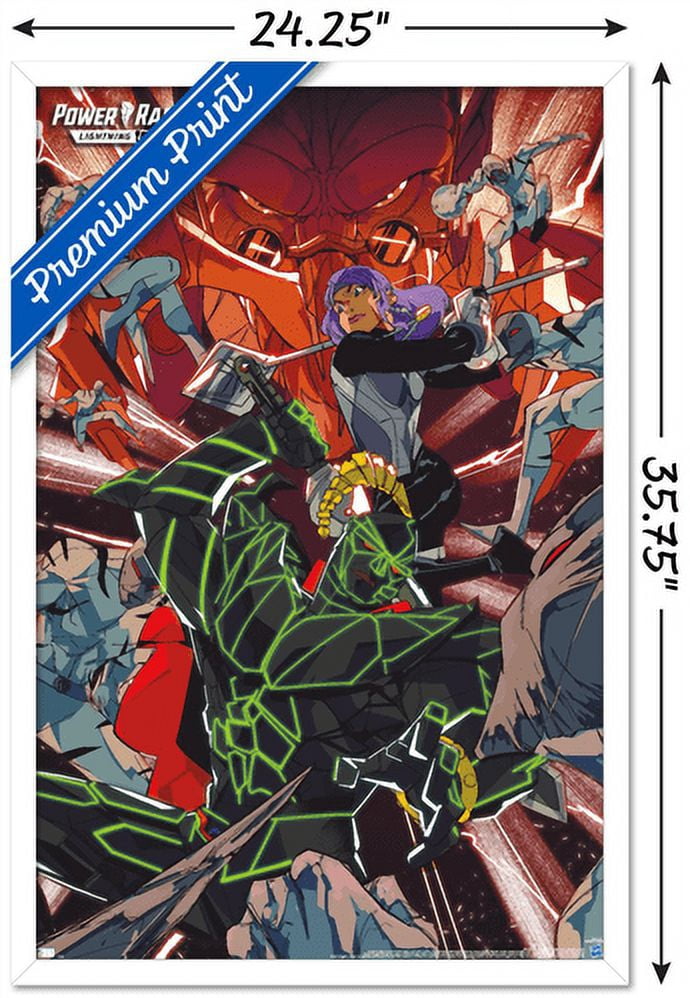 Power Rangers - Villain Wall Poster, 22.375" x 34", Framed