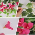 thumbnail image 4 of Fake Hanging Flowers Plants Bougainvillea Artificial,UV Resistant Faux Silk Flower Fabric Vine for Indoor Outdoor Garden, 4 of 7