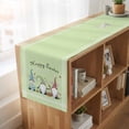 thumbnail image 6 of Table Runners 70 Inches Long Dress Scarves, Happy Easter Farmhouse Coffee/Dining/Kitchen Table Decor, Holiday Table Runner, Cute Gnomes Eggs Spring Daisy Flowers Green 13x70 Inch, 6 of 9