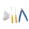 thumbnail image 2 of DYNWAVECA Ensemble d'Outils de Raquettes Outil à Main Portable Pratique à Utiliser Accessoire Multifonctionnel pour Badmintons Tennis Jaune, 2 of 10