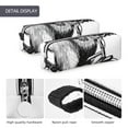 thumbnail image 4 of Yiaed Capybara Riding Bicycle Print Leather Pencil Case - Leather Pen Pencil Holder - Elegant & Practical Pencil Pouch for Work & Office, 4 of 7