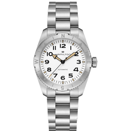 Hamilton Khaki Field Expedition Auto 37mm White Dial Steel Women's Watch H70225110