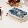 thumbnail image 7 of Sea Mew Velvet Portable Storage Box with Removable Compartment, Gift: Jewelry Stand, Display Case, Necklace Holder, 7 of 7