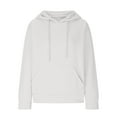 thumbnail image 4 of Gubotare Womens Cozy Textured Sweaters Fall Fashion Hoodies Trendy Outfits Tops for Women Trendy (White,XL), 4 of 7