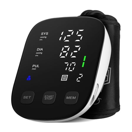 HealthTree Blood Pressure Monitors for Home Use, Adjustable Digital BP Large Cuff