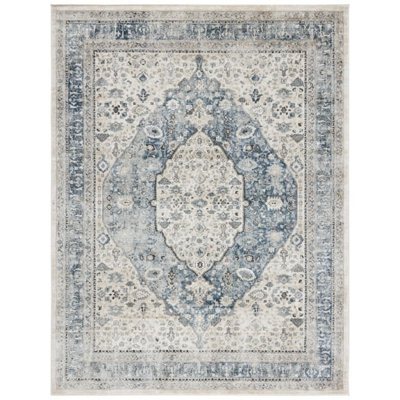 SAFAVIEH Oregon Elizabeth Oriental Area Rug, Beige/Grey, 9' x 12'