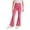 #406-Pink, variant on Cowsor Girls Bell Bottoms Pants School Uniform Stretchy Leggings