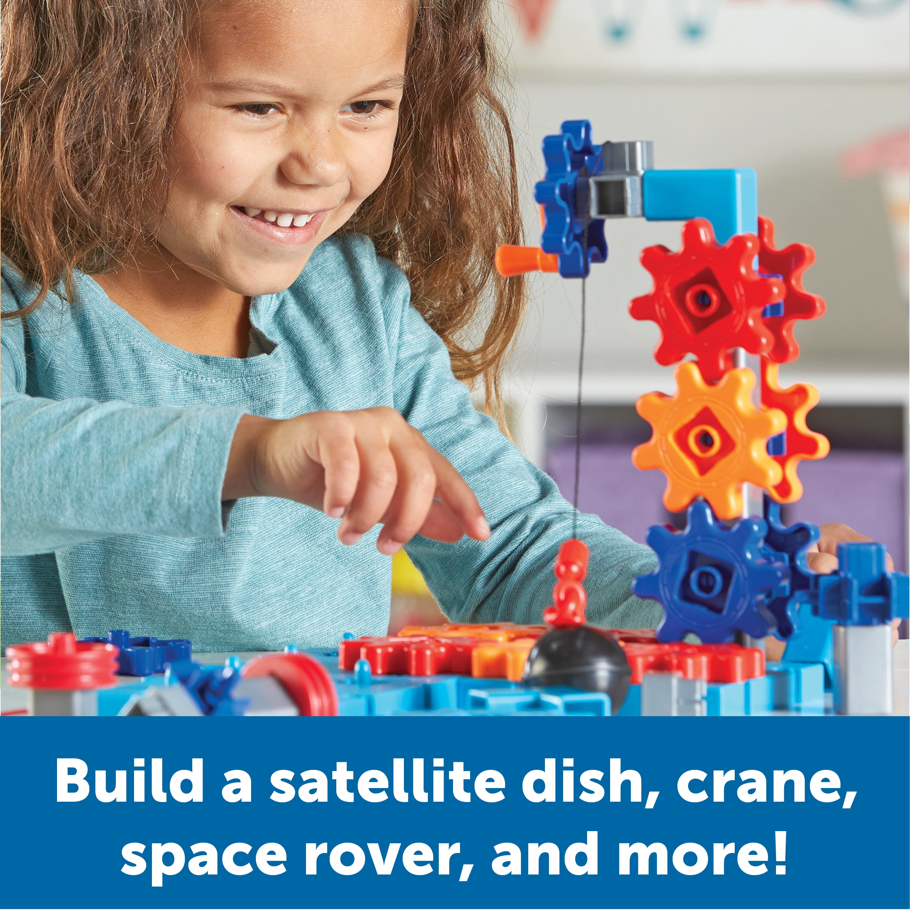 Learning Resources STEM Explorers™ Machine Makers, 60 Pieces, Ages 5+, STEM Toys, STEM Building Toys, STEM Kits, Engineering toys, build it yourself toys
