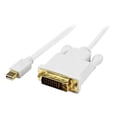 thumbnail image 1 of StarTech.com 6 foot Mini DisplayPort to DVI Active Adapter Converter Cable - 6 ft (1.8m) Active mDP to DVI M/M Cable - 1920x1200 - White (MDP2DVIMM6WS) - DisplayPort cable - Mini DisplayPort (M) to DVI-D (M) - 6 ft - active - white, 1 of 3