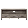 thumbnail image 1 of Topline Home Furnishings Meuble de télévision gris rustique, 1 of 4