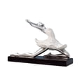 thumbnail image 3 of Escultura decorativa de bailarina creativa, figuras coleccionables de niña elegante de resina Estilo C Blanco, 3 of 8
