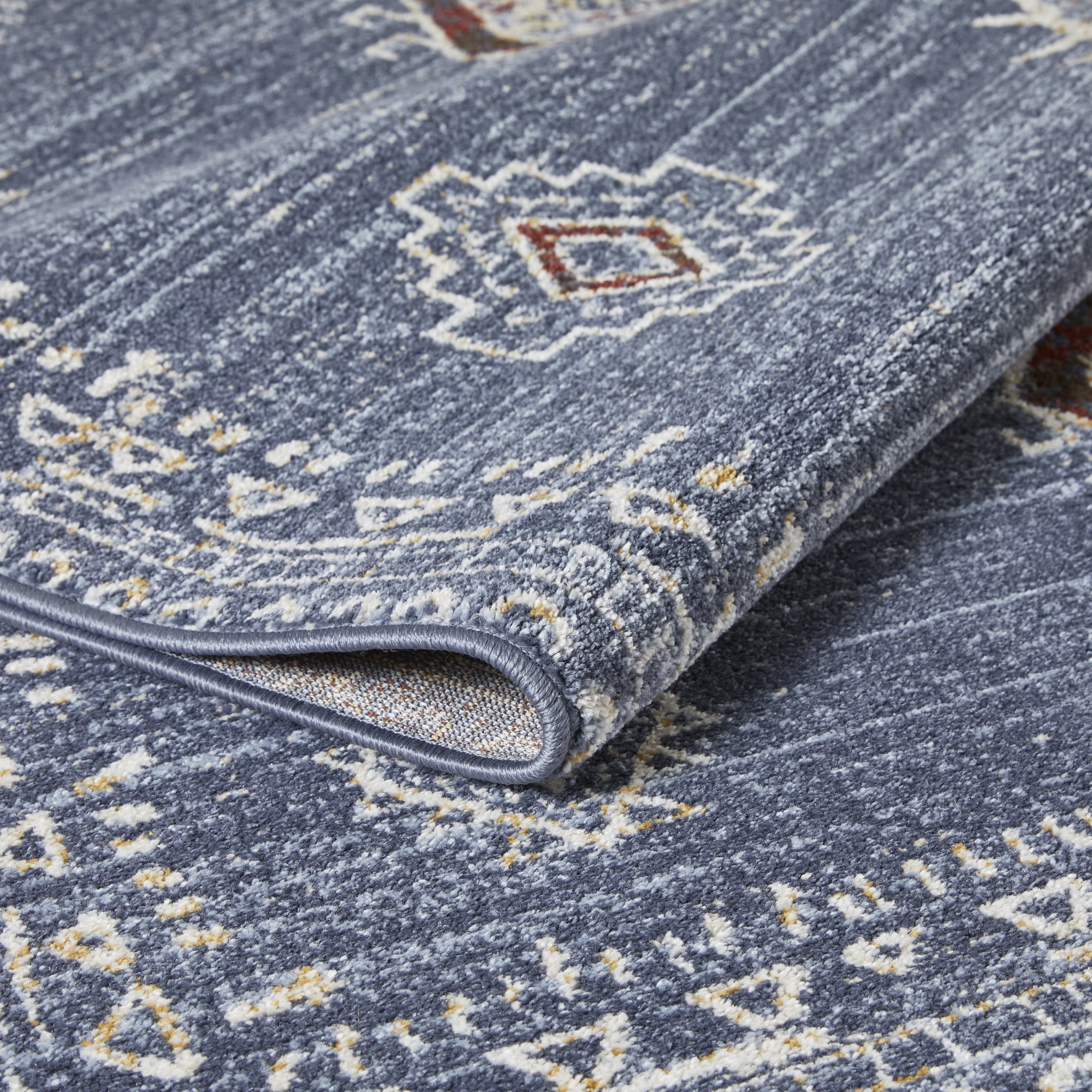 Loomaknoti Alsbrooke Temarnie 5' x 7' Blue Oriental Indoor Area Rug