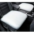thumbnail image 1 of Nvzi Fur Chair Cushion 20 x 20 inch, 2 Pack Square Fur Seat Cushion, Super Soft Faux Sheepskin Chair Cover Chair Seat Pad, White Fluffy Rug for Children's Room,Bedroom, Sofa and more, 1 of 5