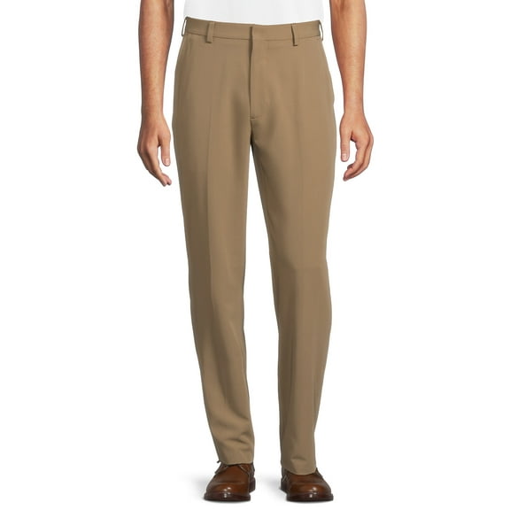 George Men's & Big Men's Modern Fit Premium Comfort Flat Front Suit Pants, Sizes 30-44