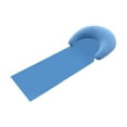 thumbnail image 3 of Esterilla de playa compacta para mujeres y adultos, almohada inflable plegable, esterilla portátil Azul claro, 3 of 8