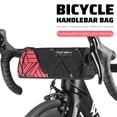 thumbnail image 2 of WEST BIKING Versatile Handlebar Bike Bag with Shoulder Strap - Waterproof, Durable Polyester PVC, 1.3L Capacity, Red/Green Options, Ideal for Cycling & Off-Bike Use, 2 of 7