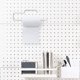 thumbnail image 4 of MERRYHAPY Gancho Para Papel Toalla En Pegboard De Hierro Plateado Ideal Para Espacio De Trabajo Y Taller, 4 of 8