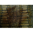 thumbnail image 4 of oneOone Cotton Silk Light Brown Fabric Crocodile Animal Skin Dress Material Fabric Print Fabric By The Yard 42 Inch Wide, 4 of 4