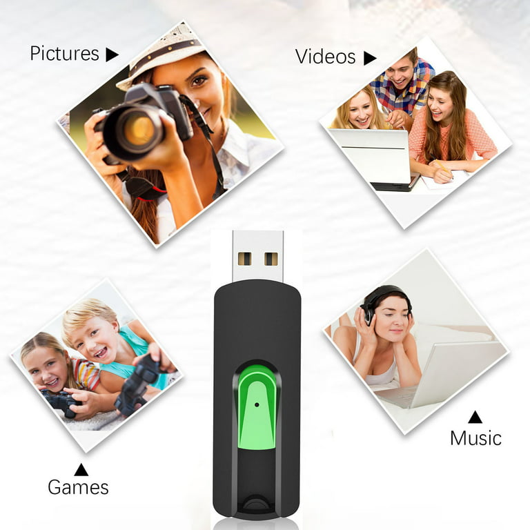 Photo Stick 128 GB Photo Video Backup USB 2.0 Flash Thumb Drive