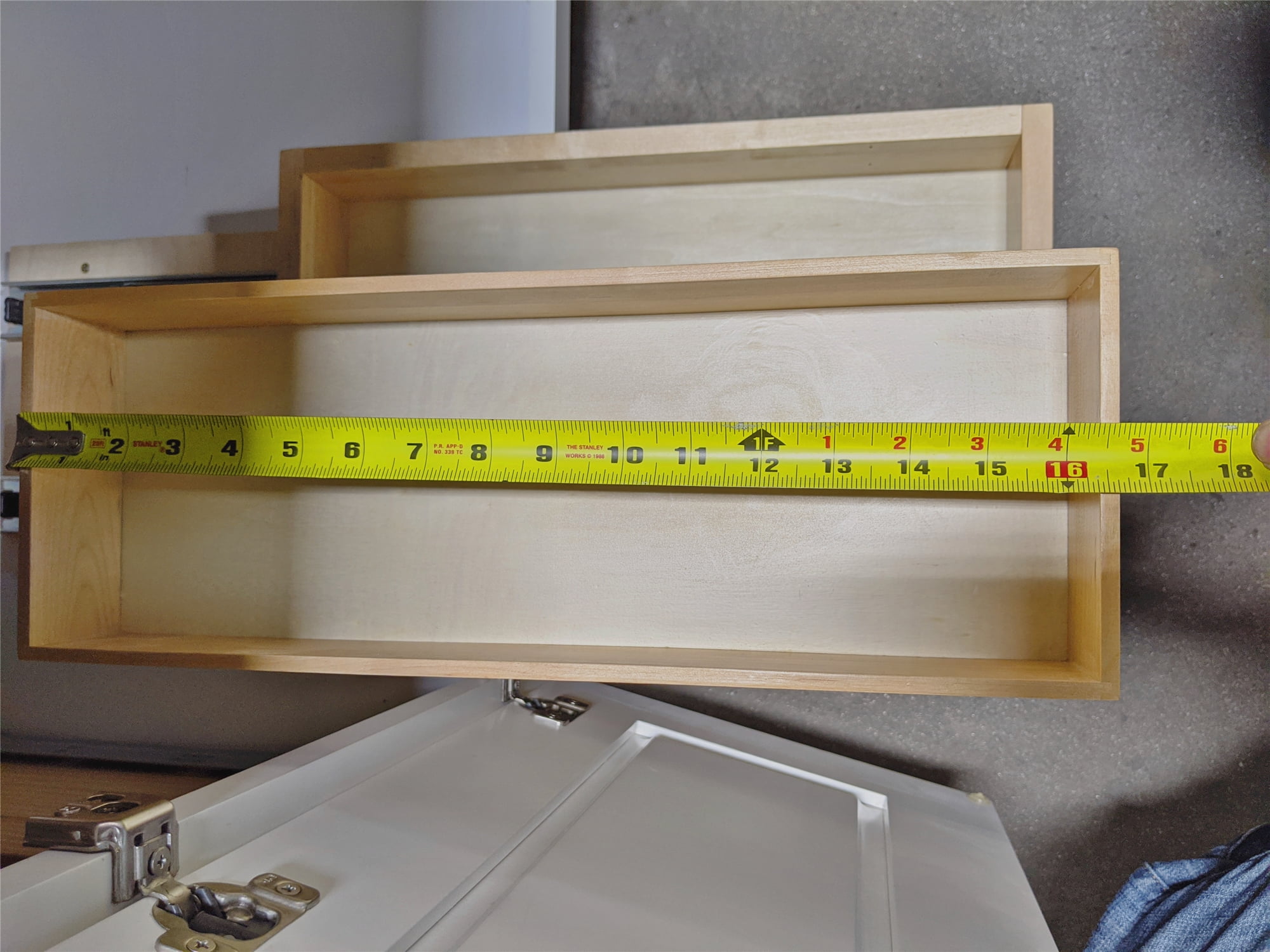 2 Tier Pull Out Organizer Shelf Sliding Drawer Storage for Kitchen Bathroom Storage Cabinet Under Sink Slide Out Shelf