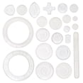thumbnail image 1 of MasteelfCA 1 Set 22pcs Multifunction Drawing Kit Creative Drawing Tools (Transparent), 1 of 7