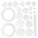 thumbnail image 1 of 1 Set 22pcs Multifunción Kit de dibujo herramientas de dibujo creativo (transparente), 1 of 6