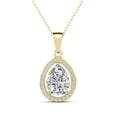 thumbnail image 1 of Cate & Chloe Isabel Collier Pendentif Plaqué Or Jaune 18k avec Diamants Simulés Cadeau pour Femmes, 1 of 9
