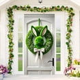 thumbnail image 2 of YWIYIUD 1PC Happy Easter Door Cover Easter Decorations, 71x35 Inch Easter Rabbit Eggs Door Banner Welcome Easter Banner Spring Theme Rabbit Door for Front Door Wall Indoor Outdoor Home Decor, 2 of 5