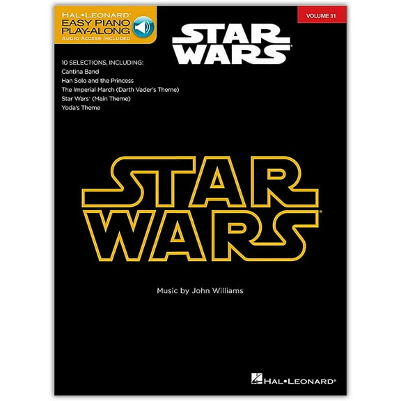 Star Wars - Easy Piano Play-Along Vol. 31 Book/Online Audio (Paperback)