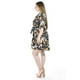 thumbnail image 4 of Vestido camisero con estampado floral Roman Fashion /Tallas Extras, 2659 (Negro flor) negro 36, 4 of 7