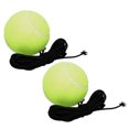 thumbnail image 1 of Milisten 2Pcs Outdoor Tennis Training Ball Rubber Material for Effective Practice, 1 of 4