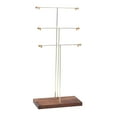 thumbnail image 1 of Jewelry Organizer Basic Storage Shelf - 3 Tier Jewelry Necklaces Bracelet Ears walnut color, 1 of 8