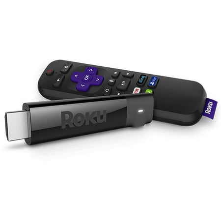 Roku Streaming Stick 4K Streaming Device 4K/HDR/Dolby Vision with Voice Remote with TV Controls