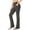 Dark Gray, variant on Vivianyn HD Women's Flared Yoga Pants with Pockets, High Waist Stretch Casual Trousers,Wine,Size S-XXL