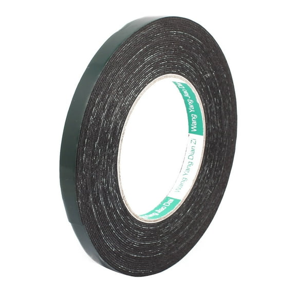 1pcs 10mm x 1mm Self Adhesive Shock Resistant Anti-noise Foam Tape 10M Length