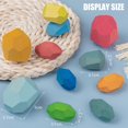 thumbnail image 2 of 36PCS Wooden Balancing Stacking Stones Rocks Wood Building Blocks Set Sorting Stacking Games Preschool Puzzle Toys For Kids, 2 of 9