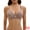 Khaki, variant on Women's V Neck Adjustable Strap Underwire Push Up Bras Khaki 40 D
