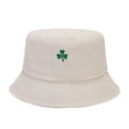 thumbnail image 2 of Fewfanhot Unisex St. Patrick's Day Print Bucket Hat Adjustable Festival Fisherman Hat for Outdoor Sun Protection and Holiday Parties, 2 of 5