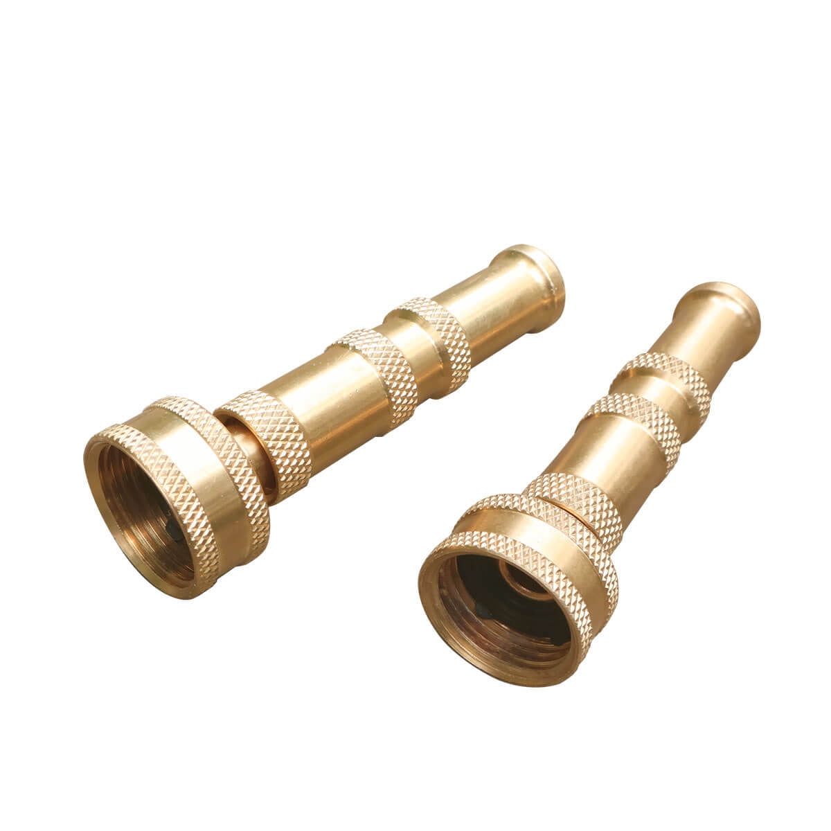 HomeRoots 554326 Brass Metal Hose Nozzle - Set of 2