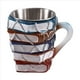 thumbnail image 3 of Tazas de Café con Libros en 3D, con Libros Pintados, Novedosa con Libros Pintados en 3D, Regalos Coleccionables para Amantes de los Libros., 3 of 5