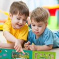 thumbnail image 3 of New Children Scene Stickers Book Diy Hand-on Puzzle Sticker Books Reusable Cartoon Animal Learning Cognition Toys For Kids Gift, 3 of 3