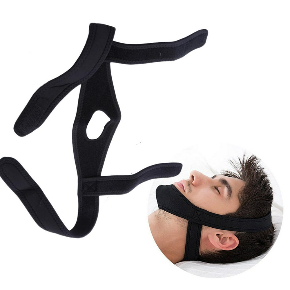 〖Follure〗Men Anti Snore Chin Strap Stop Snoring Belt Sleep Apnea Chin