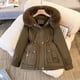 thumbnail image 3 of Parka de nieve con capucha de piel desmontable para mujer, cuello de piel grande, chaqueta acolchada de algodón, ropa de abrigo con capucha de piel peluda para mujer, invierno, nuevo, 3 of 5