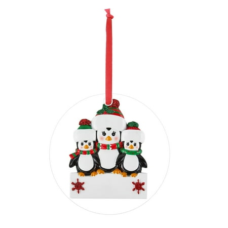 

KEUSN Art Personalized Penguin Towel Christmas Pendant Christmas Holiday Decor