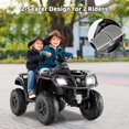 thumbnail image 3 of OLAKIDS 2 Seater 24V Ride on Car, 4WD Kids ATV Quad with Remote Control, LED Lights, Power Display, Bluetooth, Spring Suspension, Electric 4 Wheeler for Boys Girls Aged 3+ Years, 3 of 8