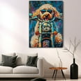 thumbnail image 5 of Hudo Funny Kuvasz Dog Riding A Motorcycle Vintage Poster, Kuvasz Dog Canvas Wall Art - Christmas Wall Art - Funny Dog Signs, 5 of 6