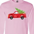 thumbnail image 4 of Inktastic Christmas Vintage Truck with Christmas Tree Long Sleeve T-Shirt, 4 of 5