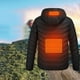 thumbnail image 1 of Chaqueta Con Calefacción Eléctrica, 3 Velocidades De Temperatura Chaqueta Con Capucha Con Calefacción Eléctrica Que Mantiene El Calor 2 Zonas Para Hombres Para Días Fríos, 1 of 7