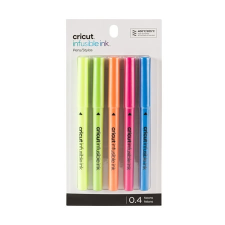 UPC: 0093573866241 | Cricut® Infusible Ink™ Pens 0.4  Neons (5 ct)  Fine Point